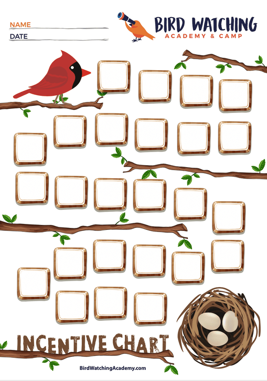 Bird Watching Incentive Chart
