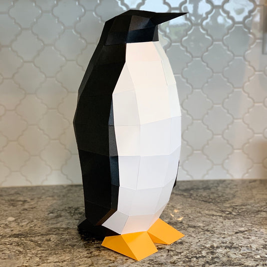 Emperor Penguin 3D Paper Craft Model