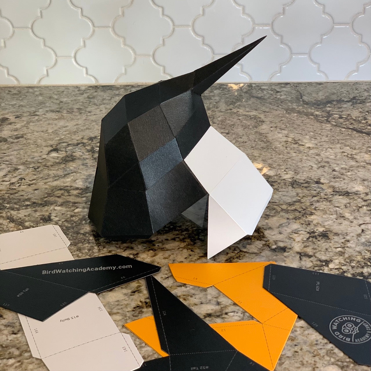 Emperor Penguin 3D Paper Craft Model