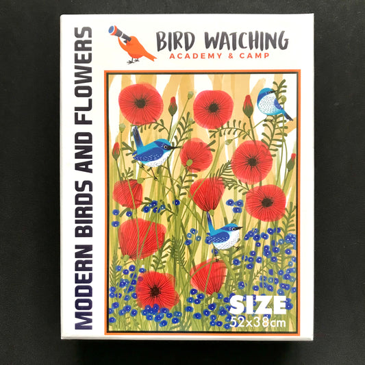 Modern Birds and Flowers Puzzle
