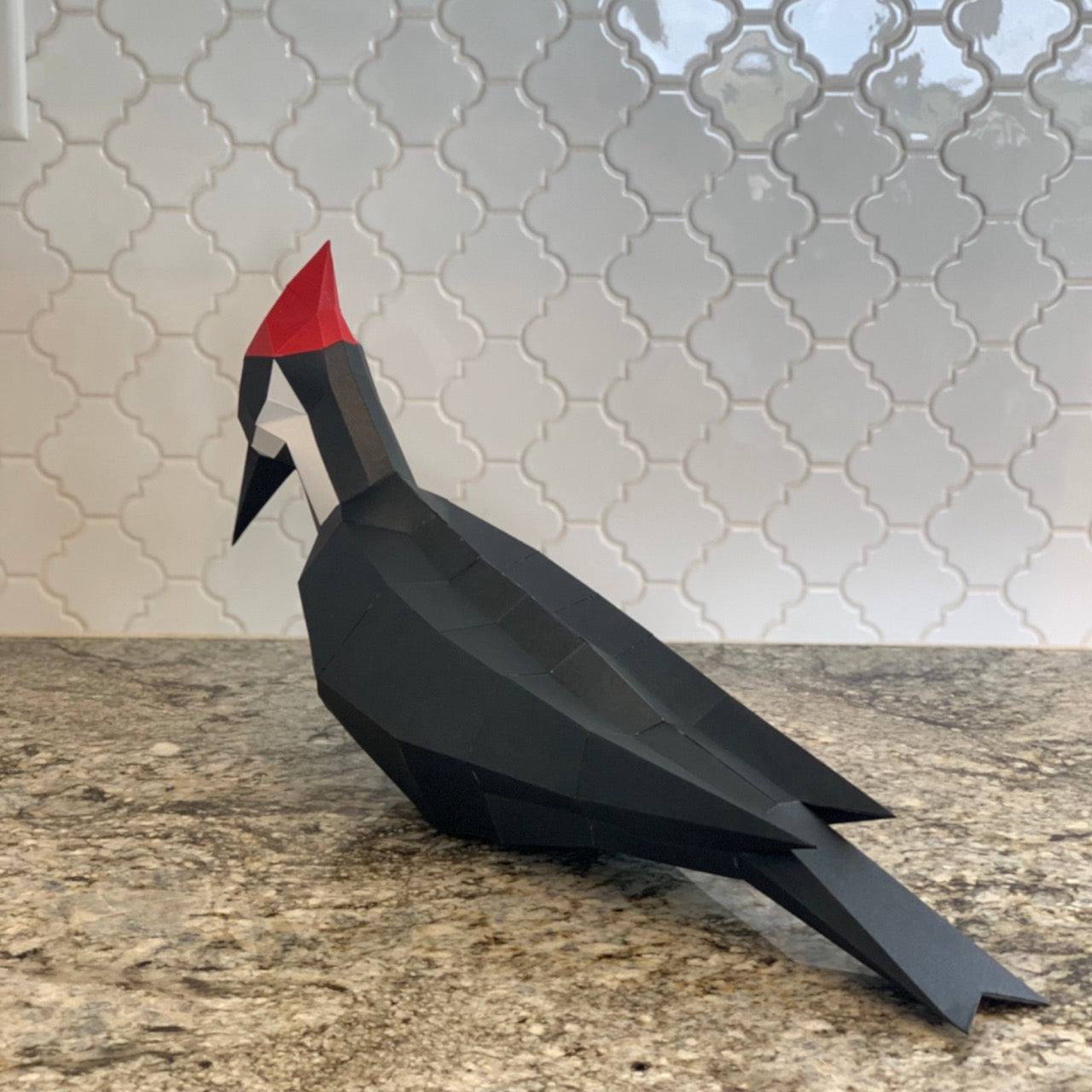 Pileated Woodpecker 3D Paper Craft Model